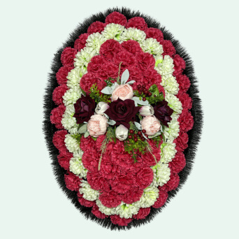 Венок из искусственных цветов